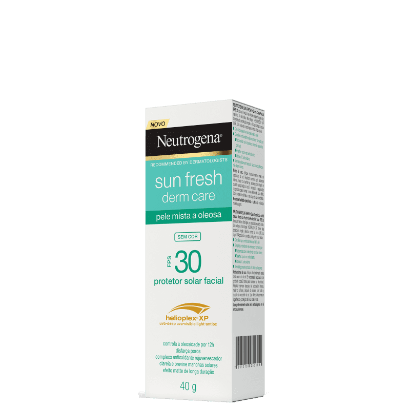 Neutrogena Sun Fresh Derm Care FPS 30 - Protetor Solar Facial 40g