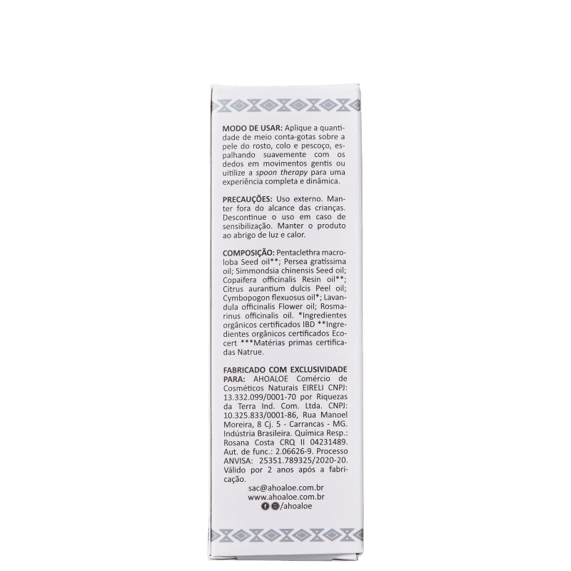 Ahoaloe Therapy by Suellen Campanhola - Óleo Hidratante Facial 30ml