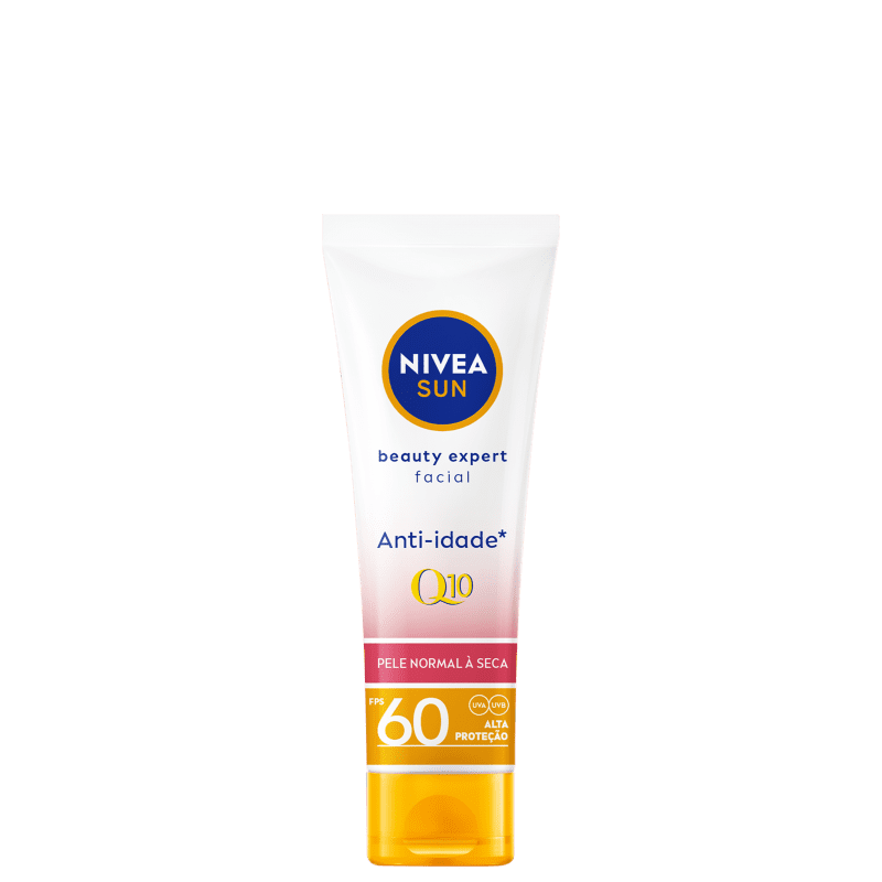 NIVEA SUN Beauty Expert Pele Equilibrada à Seca FPS 60 - Protetor Solar Facial 50g