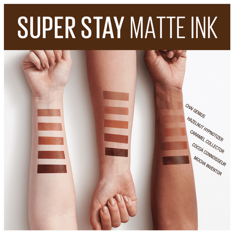 Maybelline Superstay Matte Ink Coffee Edition Hazelnut Hypnotizer - Batom Líquido 5ml