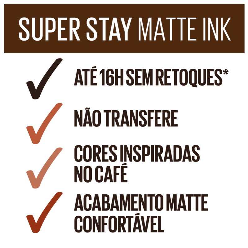 Maybelline Superstay Matte Ink Coffee Edition Hazelnut Hypnotizer - Batom Líquido 5ml