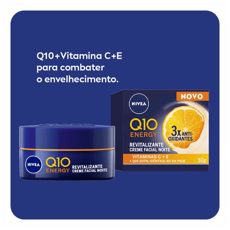 NIVEA Q10 Energy Noite - Creme Anti-Idade 50g