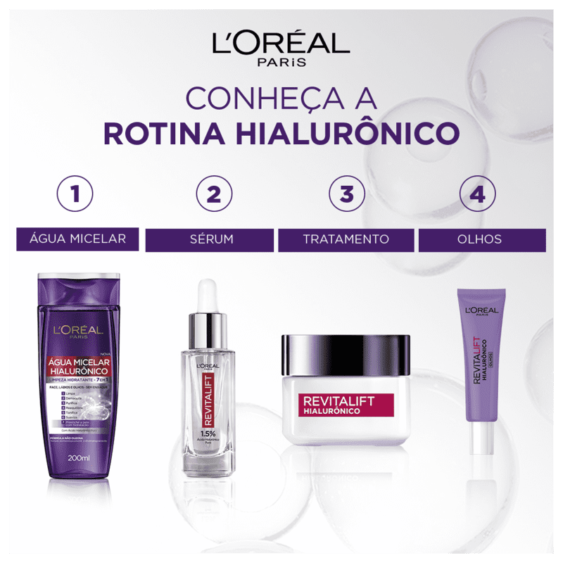 L'Oréal Paris Hialurônico - Água Micelar 200ml