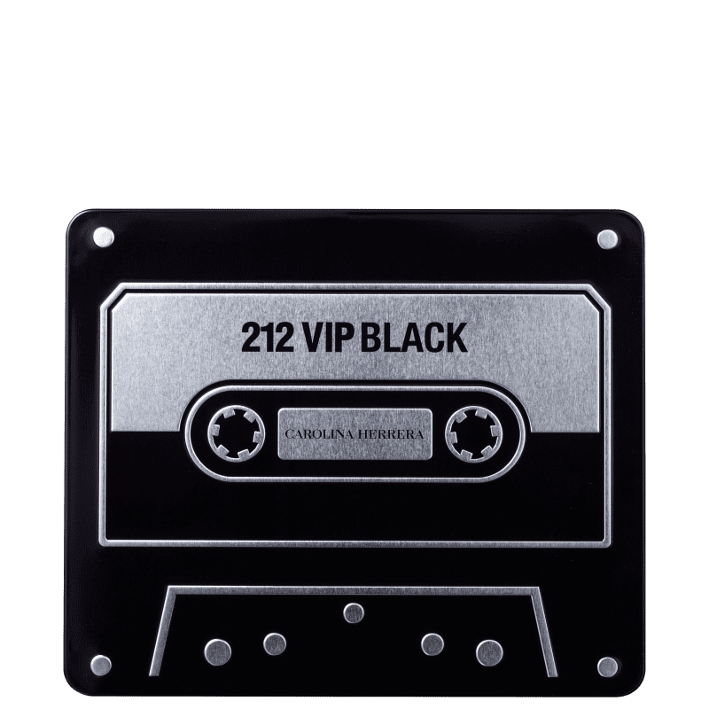 Conjunto 212 VIP Black Carolina Herrera Masculino - Eau de Parfum 100ml + Shower Gel 100ml