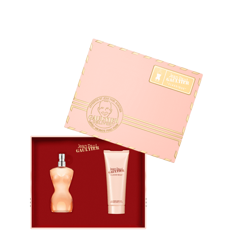 Conjunto Classique Jean Paul Gaultier Feminino - Eau de Toilette 50ml + Loção Corporal 75ml