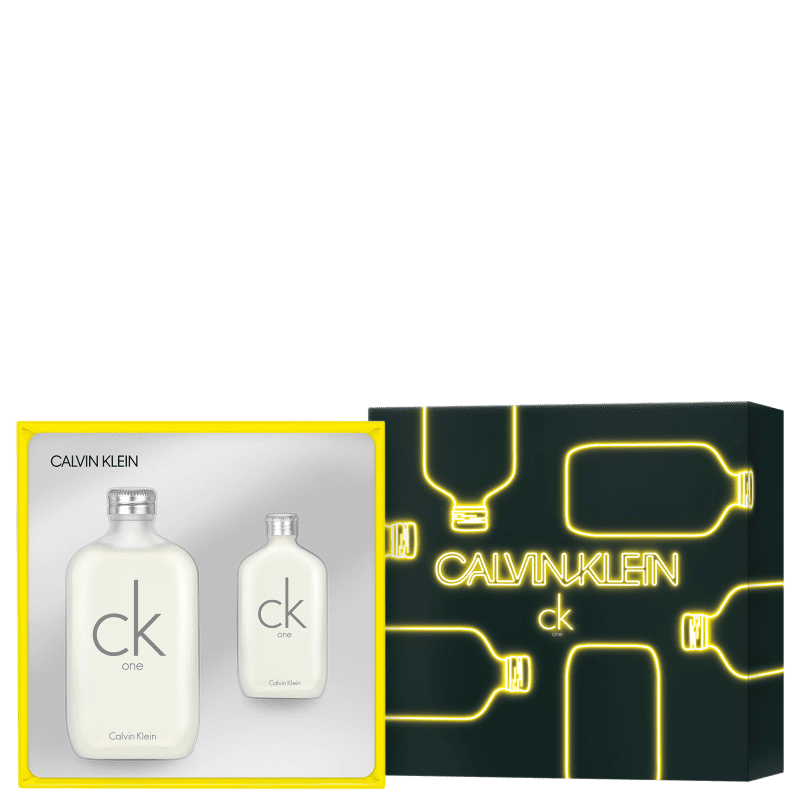 Conjunto CK One Calvin Klein Unissex - Eau de Toilette 200ml + Eau de Toilette 50ml