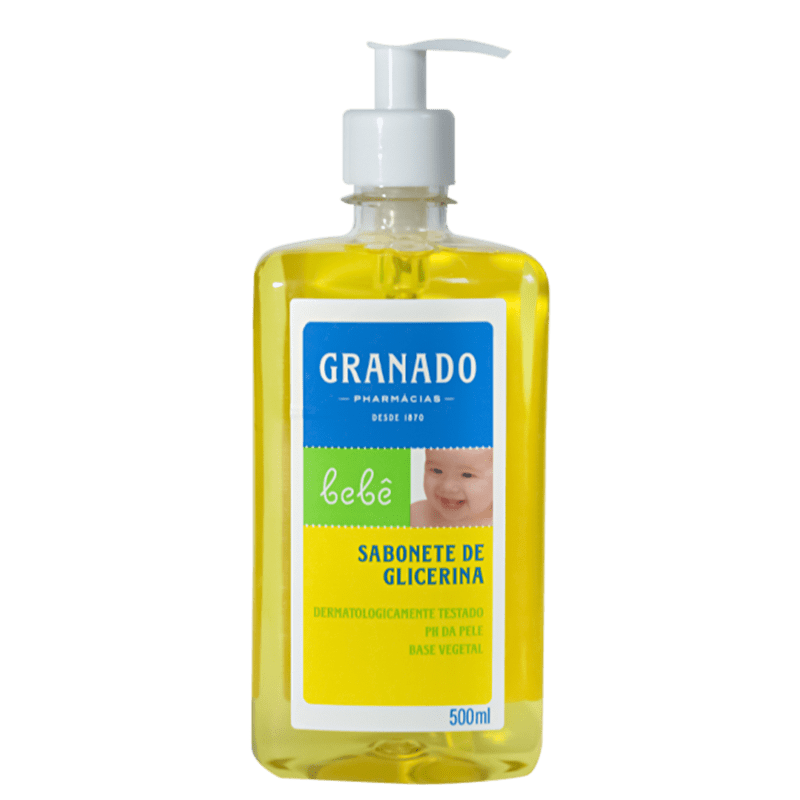 Granado Bebê Glicerina Tradicional - Sabonete Líquido 500ml Menor preço em Granado Bebê Glicerina Tradicional - Sabonete Líquido 500ml