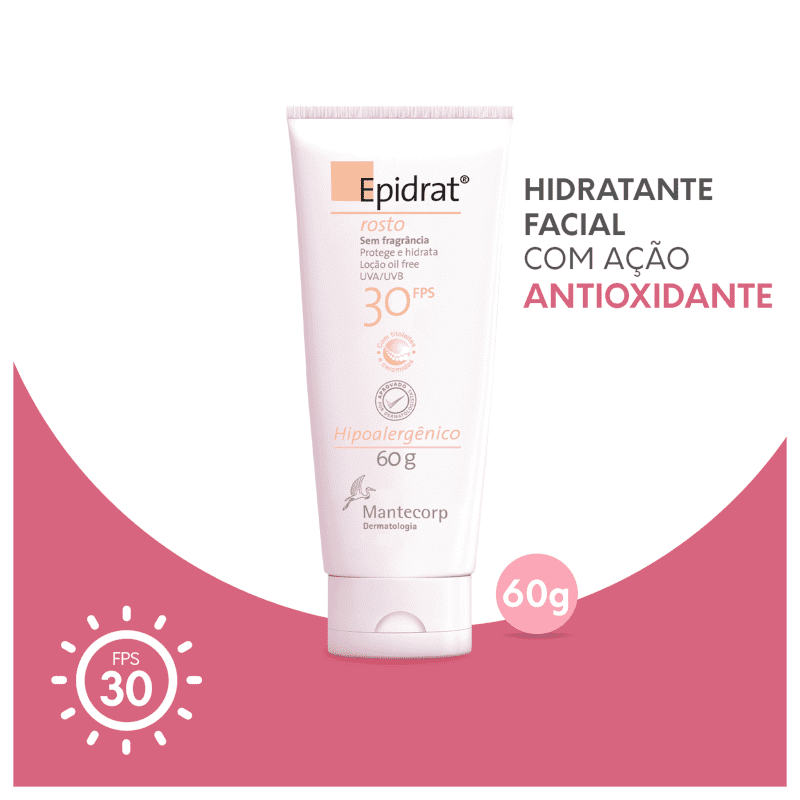 Mantecorp Epidrat FPS 30 - Hidratante Facial 60g