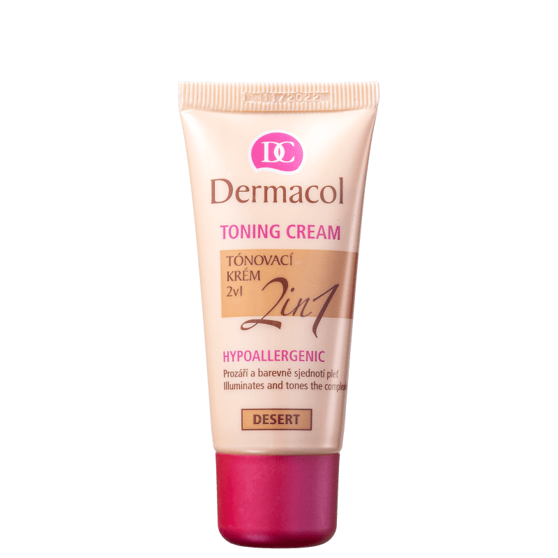 Dermacol Toning Cream 2 in 1 Desert - Hidratante com Cor 30ml