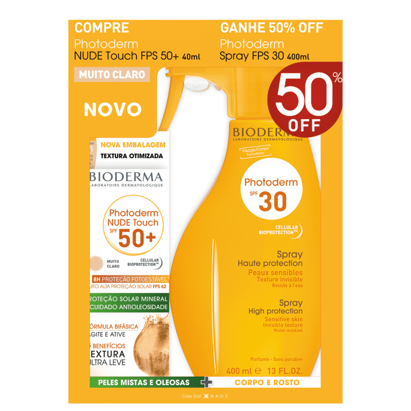 Kit Bioderma Photoderm Muito Claro (2 Produtos)