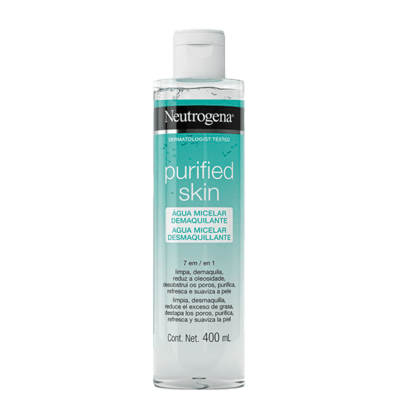 Neutrogena Purified Skin - Água Micelar 400ml Menor preço em Neutrogena Purified Skin - Água Micelar 400ml