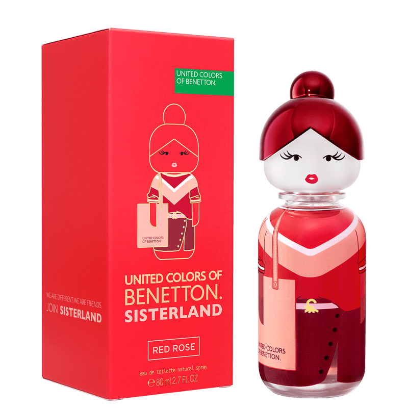 Sisterland Red Rose Benetton Eau de Toilette - Perfume Feminino 80ml