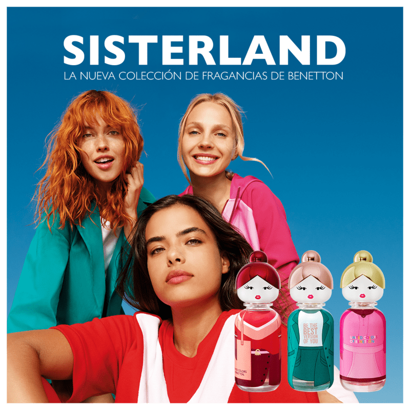 Sisterland Red Rose Benetton Eau de Toilette - Perfume Feminino 80ml