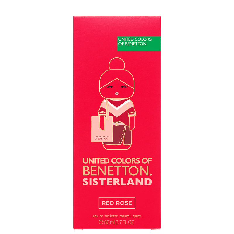 Sisterland Red Rose Benetton Eau de Toilette - Perfume Feminino 80ml