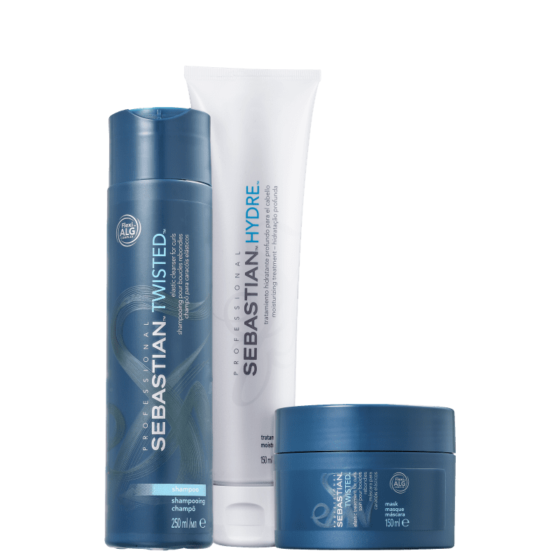 Kit Sebastian Professional Twisted Elastic + Hydre (3 Produtos)