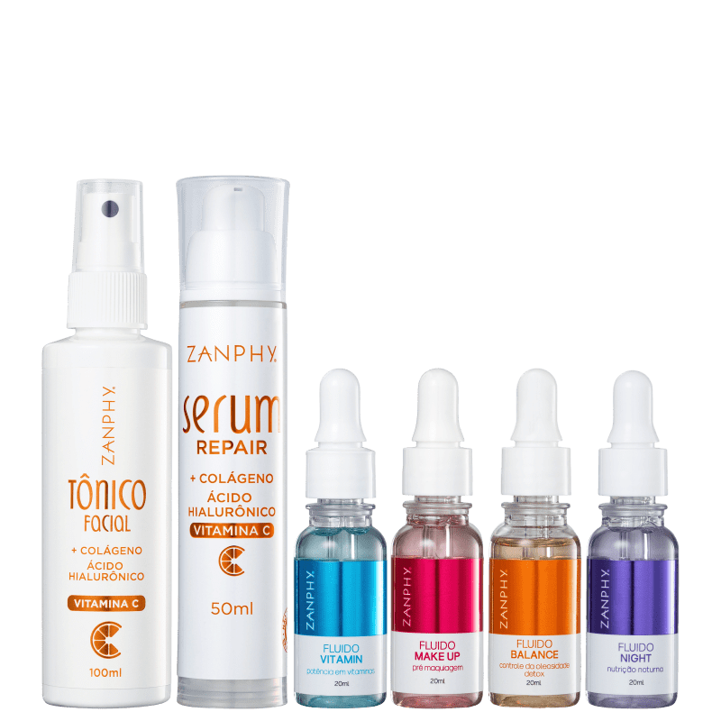 Kit Zanphy Rotina para Pele (6 Produtos)