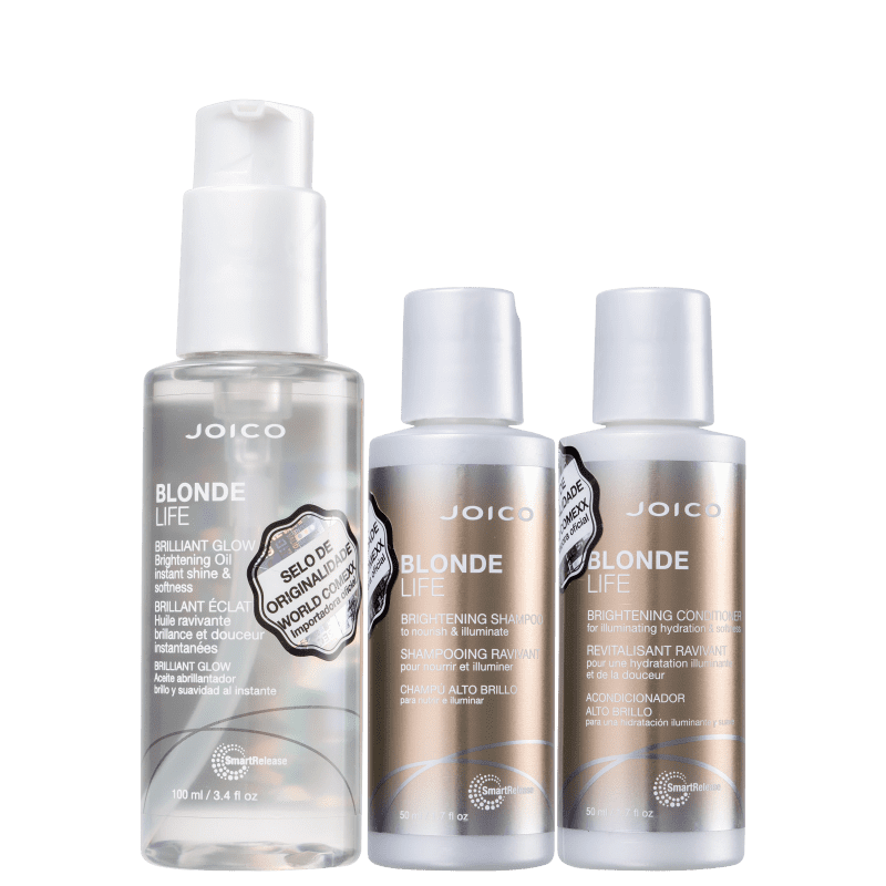Kit Joico Blonde Life Smart Glow Triple (3 Produtos) Menor preço em Kit Joico Blonde Life Smart Glow Triple (3 Produtos)