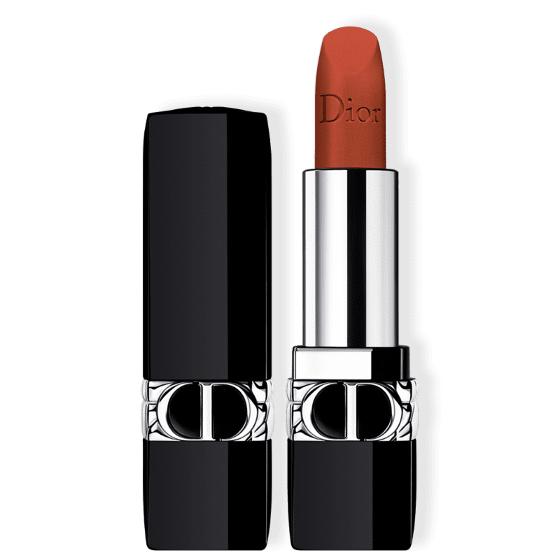 Dior Rouge Recarregável 840 Rayonnante - Batom Aveludado 3,5g Menor preço em Dior Rouge Recarregável 840 Rayonnante - Batom Aveludado 3,5g