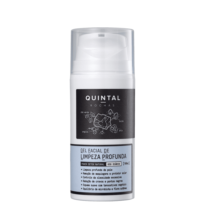 Quintal Rochás - Gel Facial de Limpeza Profunda 100ml