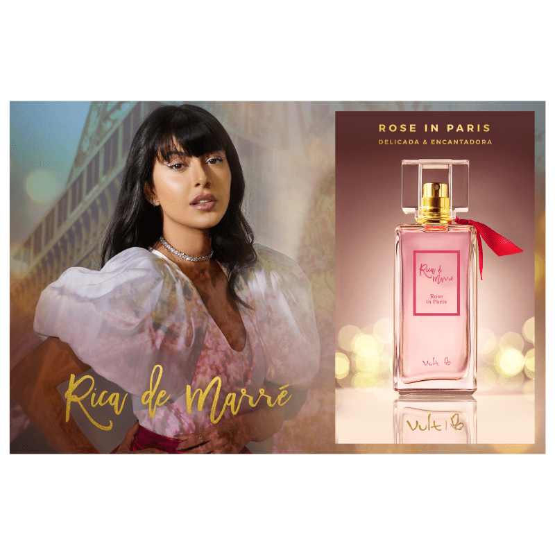 Rose in Paris Rica de Marré Vult - Desodorante Colônia Feminino 50ml