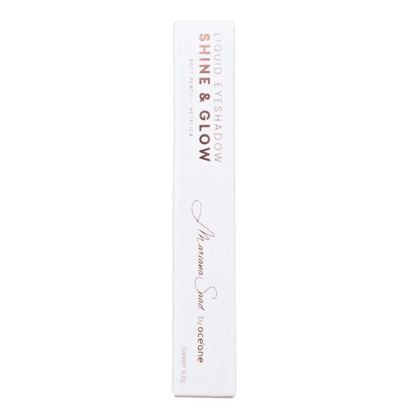 Mariana Saad by Océane Shine e Glow Soft Peach - Sombra Líquida 4,2g