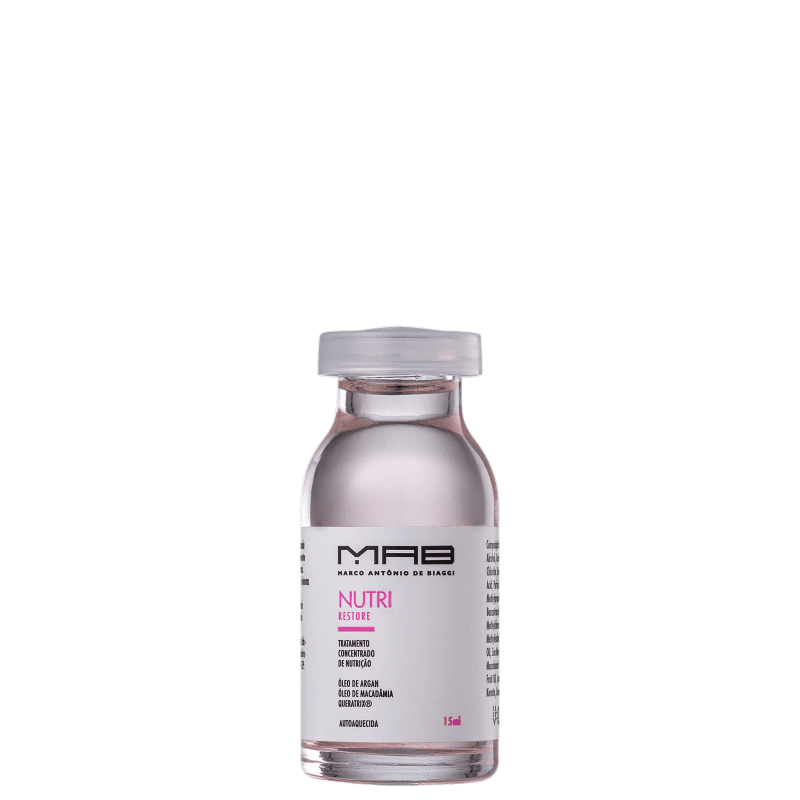 MAB Marco Antônio de Biaggi Nutri Restore - Ampola Capilar 15ml