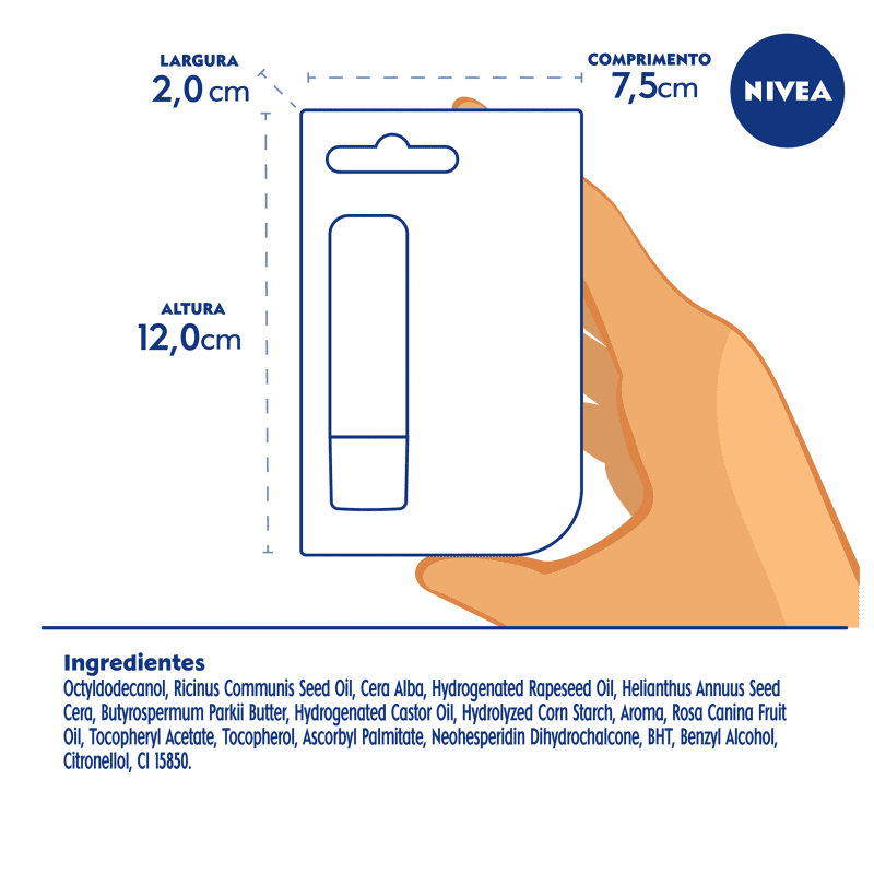 NIVEA Scrub Rosa Mosqueta - Esfoliante Labial 4,8g