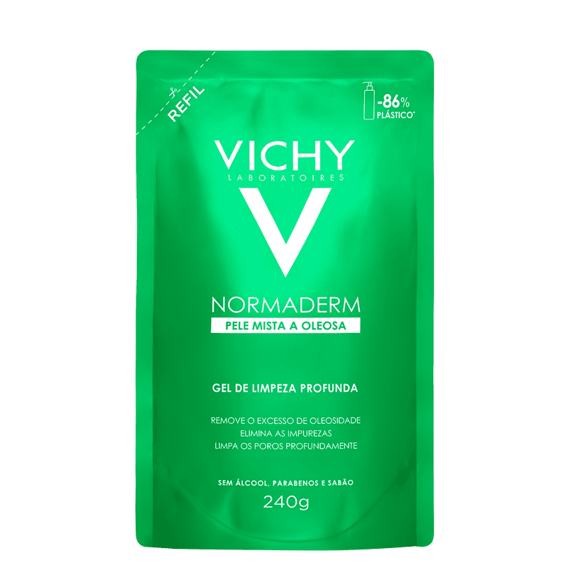 Vichy Normaderm Profunda Refil - Gel de Limpeza Facial 240g