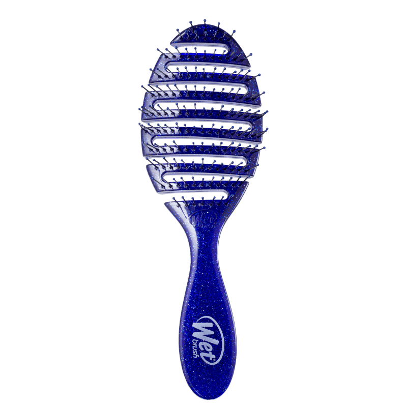 Wet Brush Pro Flex Dry Glitter Azul - Escova de Cabelo