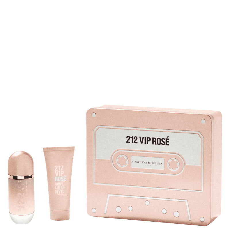 Conjunto 212 VIP Rosé Carolina Herrera Special Feminino - Eau de Parfum 80ml + Body Lotion 100ml