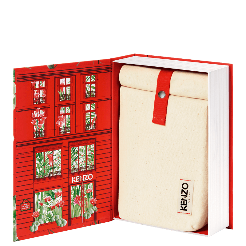 Kit Flower by Kenzo Feminino - Eau de Parfum 50ml + Loção Corporal 75ml + Bolsa
