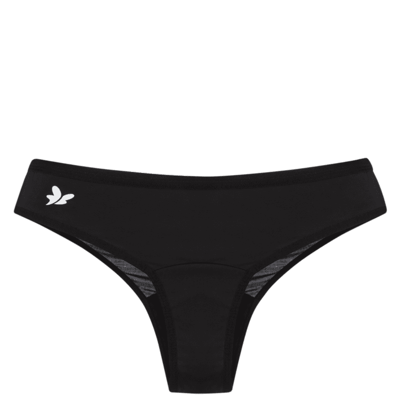 Calcinha Absorvente Pantys e Sempre Livre Básica Fluxo Moderado Preta XGG
