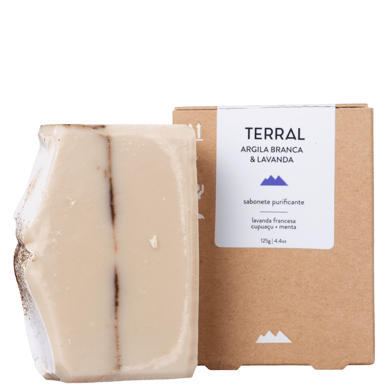 Terral Argila Branca & Lavanda - Sabonete em Barra 125g