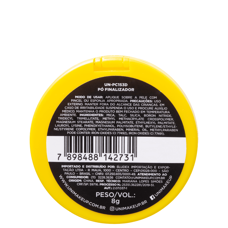UNImakeup Banana Powder - Pó Compacto 8g