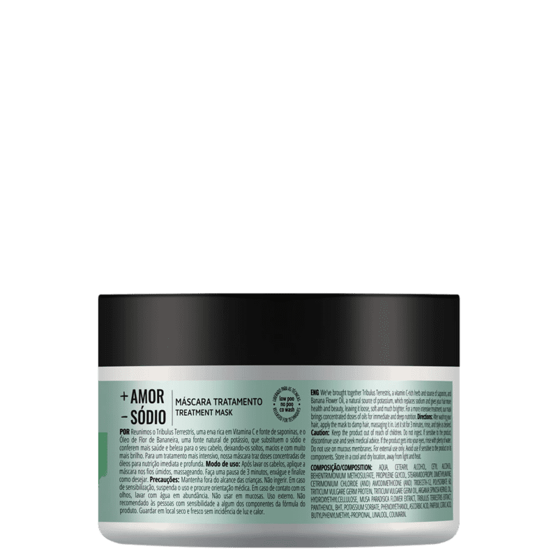 Inoar Mais Amor Menos Sódio – Máscara Capilar 250g