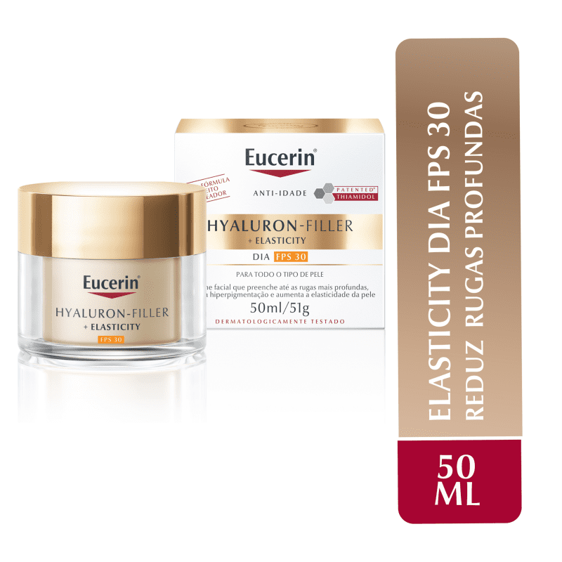 Creme Facial Eucerin Hyaluron Dia FPS 30 Beleza na 