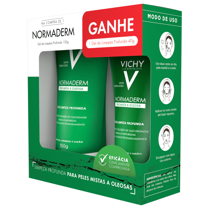 Kit Vichy Normaderm Limpeza Profunda (2 Produtos)