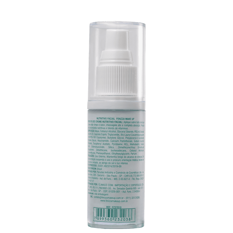 Fenzza Make Up Nutritivo - Hidratante Facial 25ml