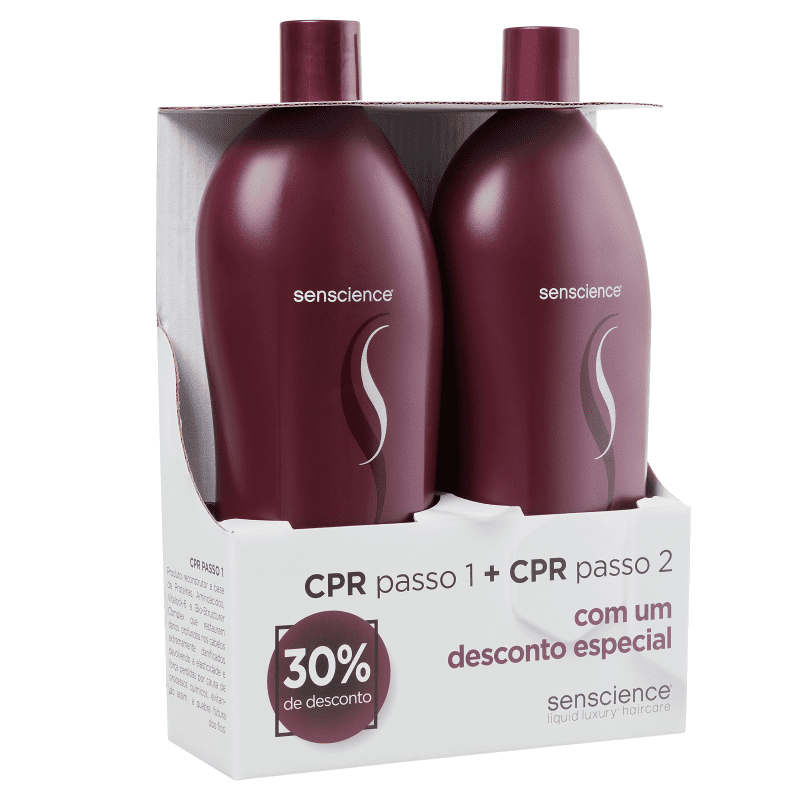 Kit Senscience C.P.R. Reconstructor Repair Salon 2 Steps | Beleza na Web