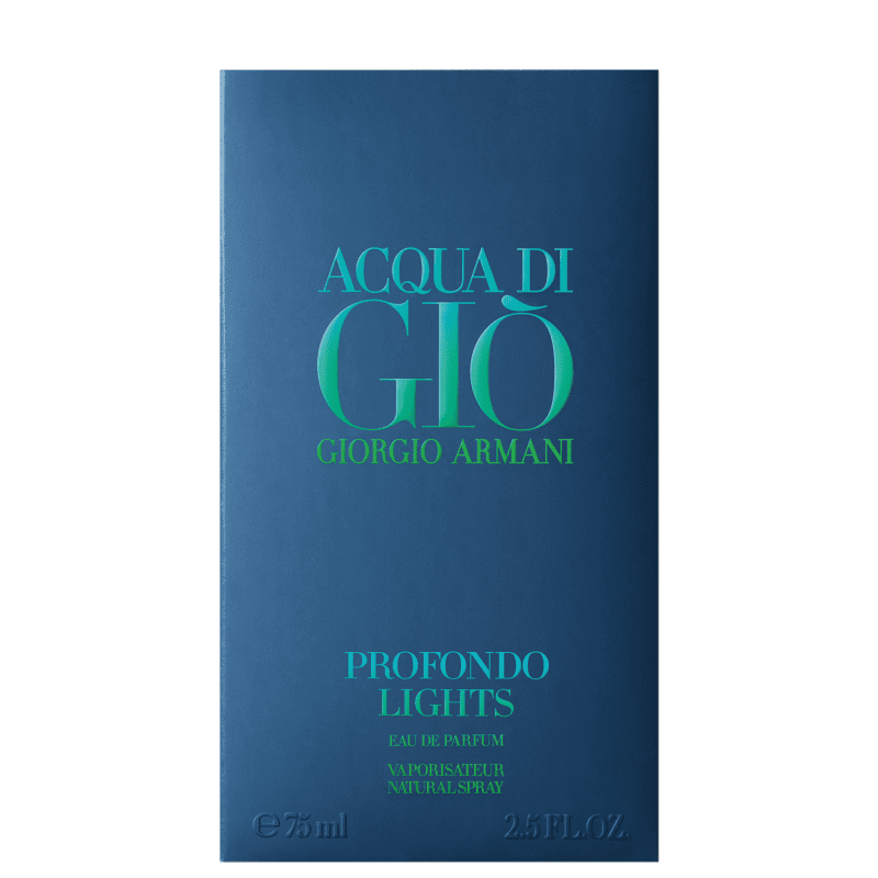 Acqua Di Giò Profondo Lights Giorgio Armani Eau de Parfum - Perfume Masculino 75ml