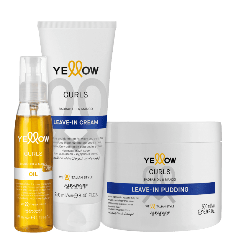 Kit Yellow Curls Tratamento (3 Produtos)