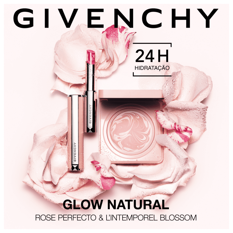 Bálsamo Givenchy Rosé Perfecto Labial Beleza na 