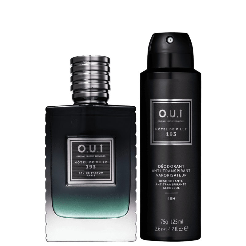 Conjunto Hôtel de Ville 193 O.U.i Masculino - Eau de Parfum 75ml + Desodorante 75g