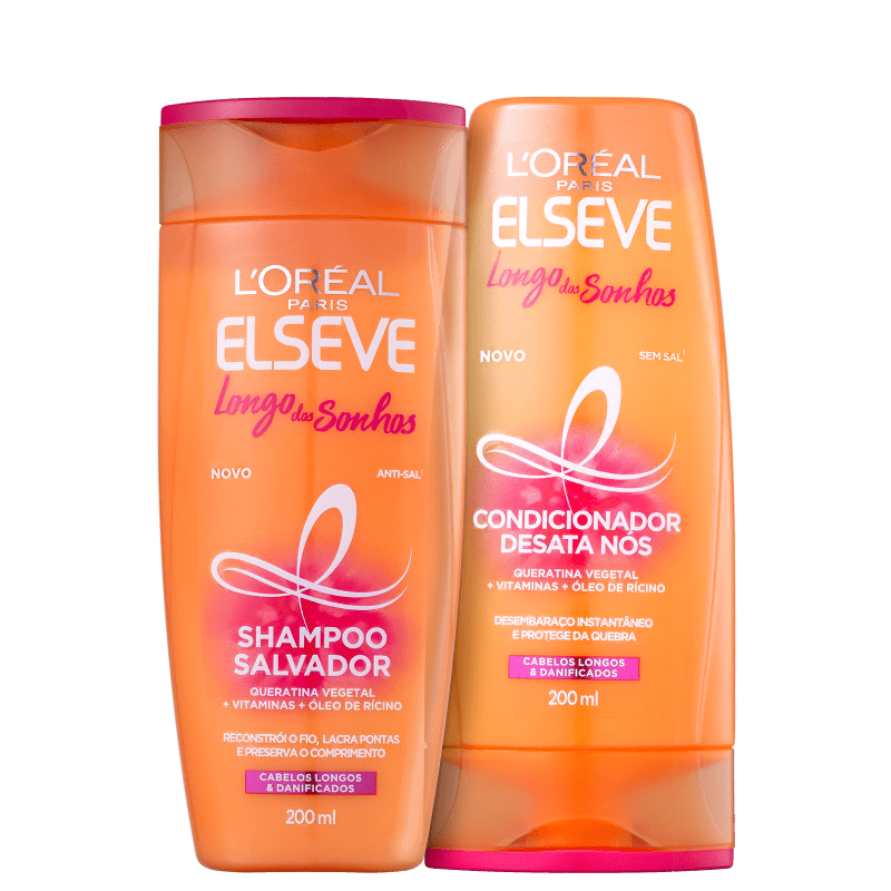 Kit Elseve L'Oréal Paris Longo dos Sonhos Duo (2 Produtos) Menor preço em Kit Elseve L'Oréal Paris Longo dos Sonhos Duo (2 Produtos)