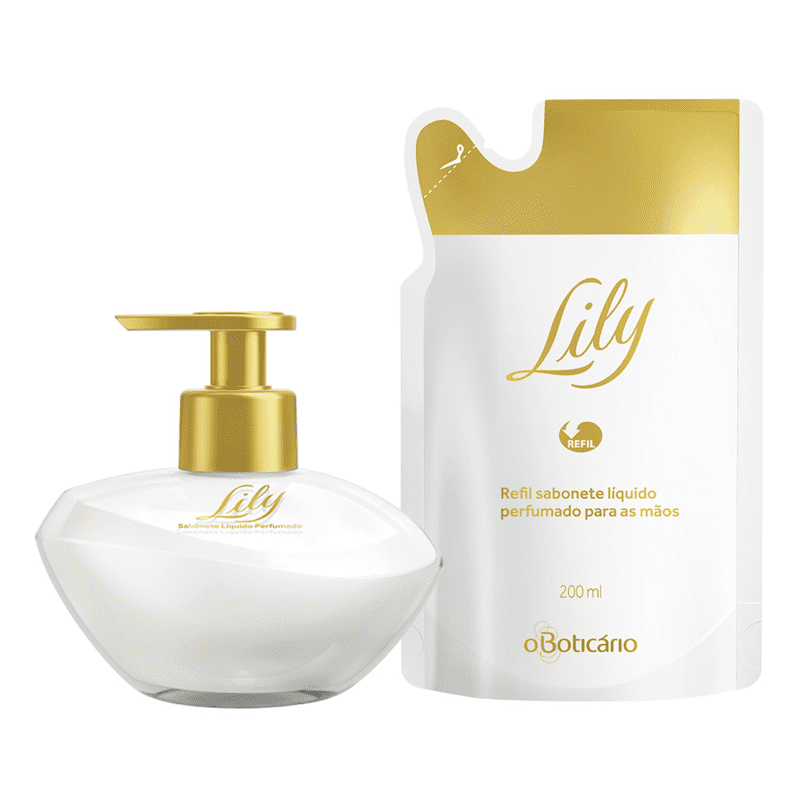 Combo Lily: Sabonete Líquido Mãos + Refil