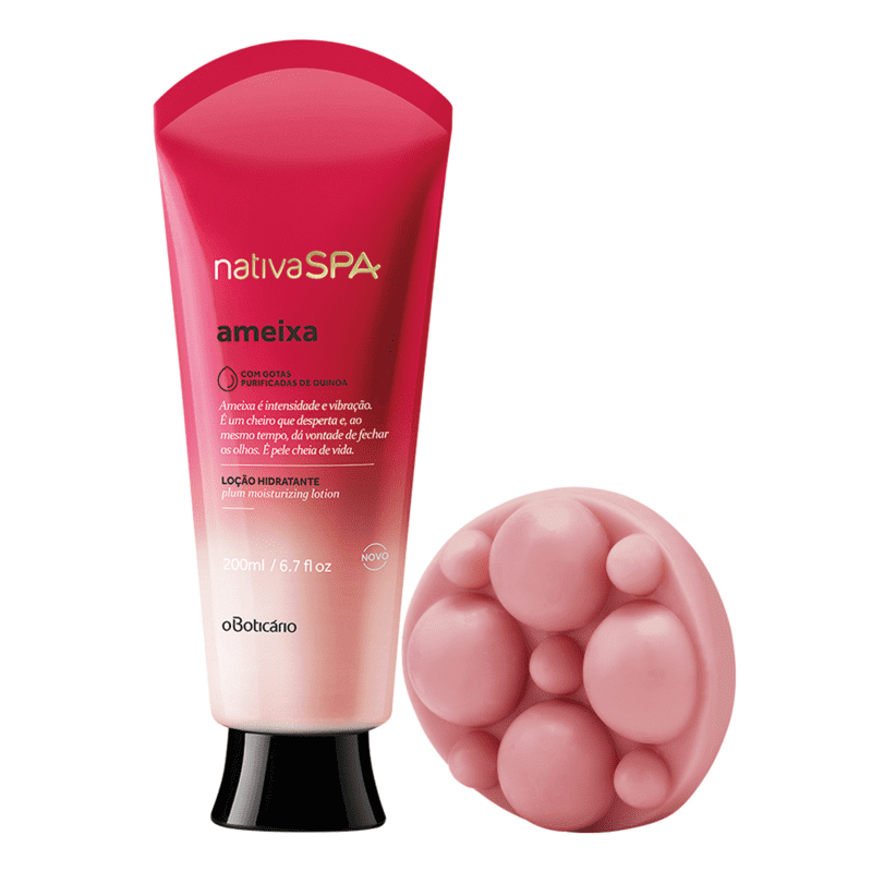 Combo Nativa SPA Ameixa: Loção Hidratante Desodorante + Sabonete em Barra