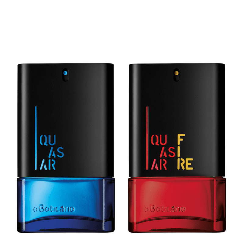 Combo Perfumaria Quasar: Quasar Desodorante Colônia 100ml + Quasar Fire Desodorante Colônia 100ml