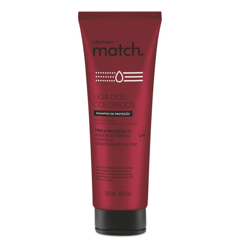 Combo Match Liga dos Coloridos: Shampoo + Condicionador + Sérum Protetor + Máscara de Proteção