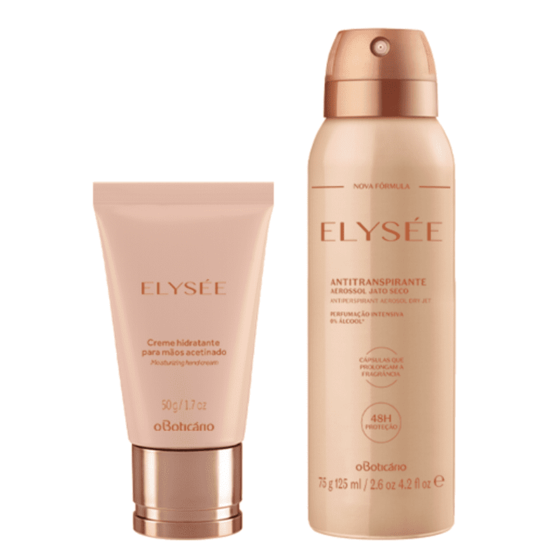 Combo Elysée: Creme Hidratante para Mãos + Desodorante Aerosol