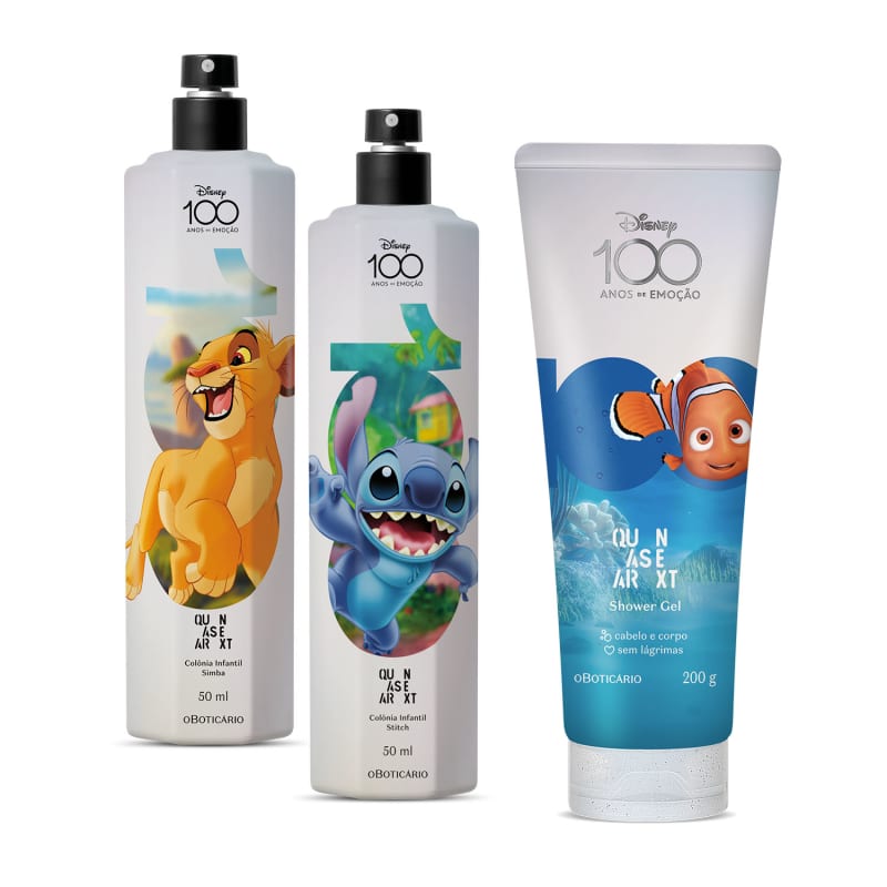 Conjunto Quasar Next Disney100 o Boticário Infantil (3 Produtos) Menor preço em Conjunto Quasar Next Disney100 o Boticário Infantil (3 Produtos)